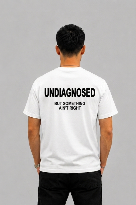 Undiagnosed But Something Ain't Right Graphic Tshirt - regular fit tshirt