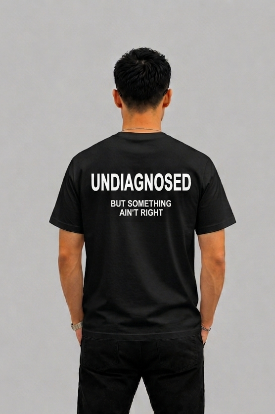Undiagnosed But Something Ain't Right Graphic Tshirt - regular fit tshirt