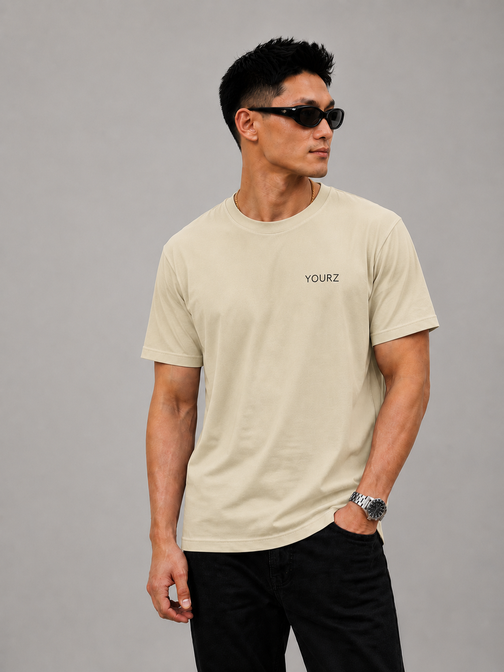 YourZ Signature Biege T-shirt