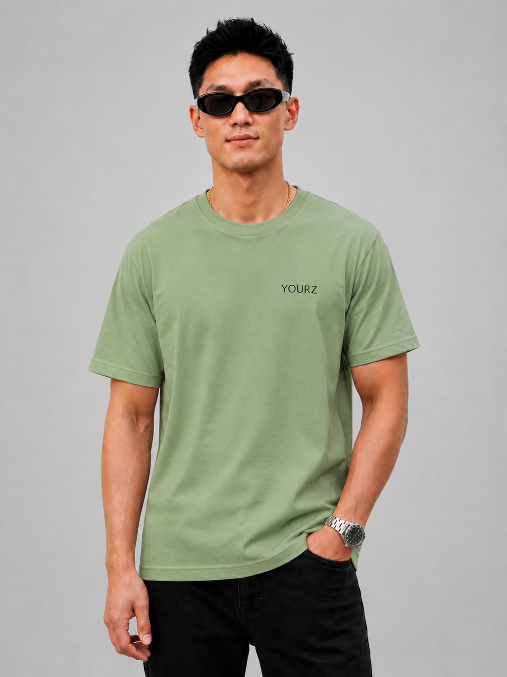 YourZ Signature Sage Green T-Shirt