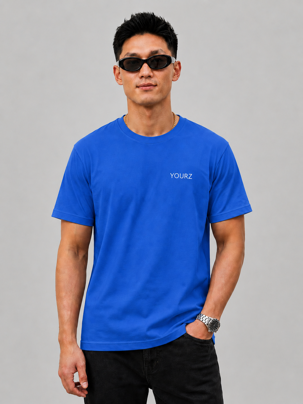YourZ Signature Royal Blue T-Shirt