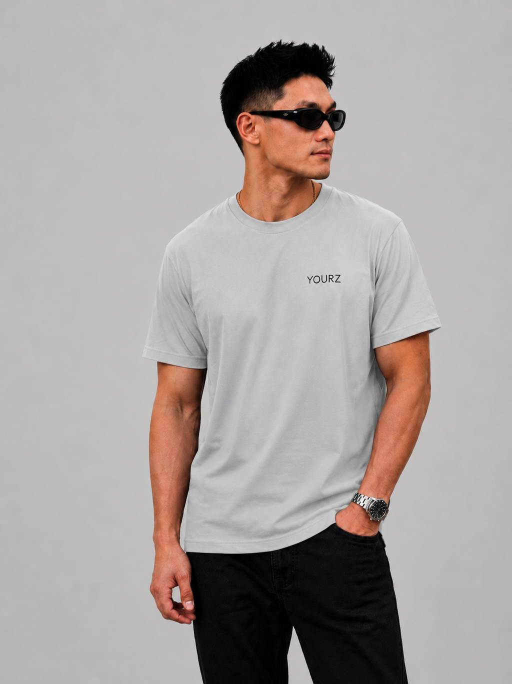 YourZ Signature Glacier Gray T-Shirt