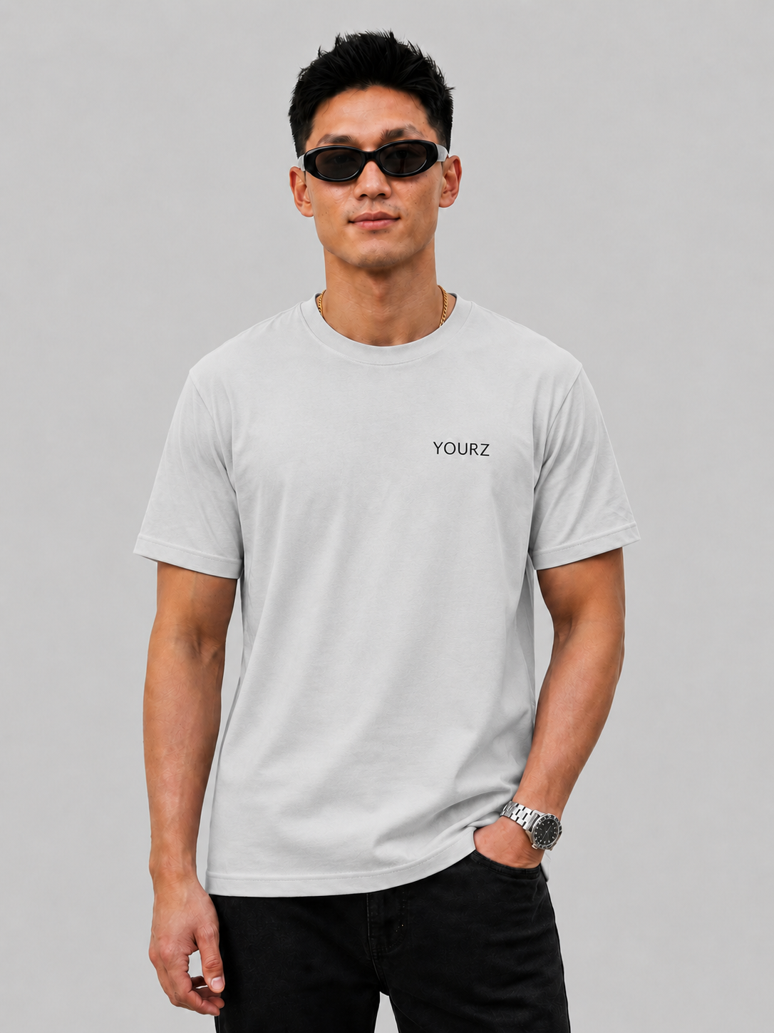 YourZ Signature Glacier Gray T-Shirt