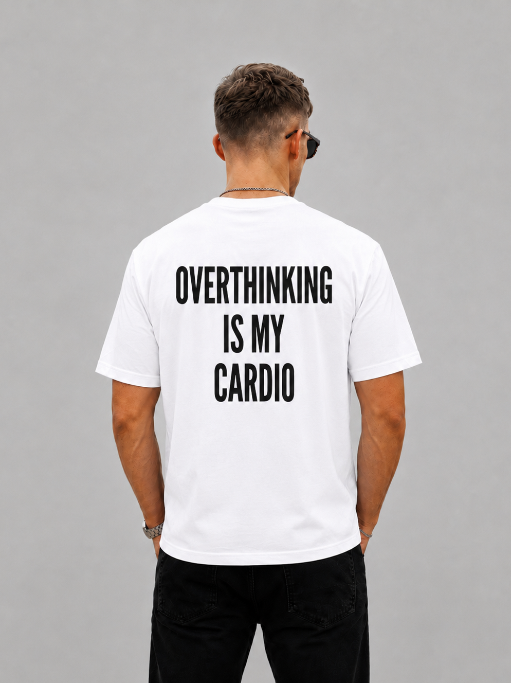 Overthinking Is My Cardio Graphic - Regular Fit T-Shirt