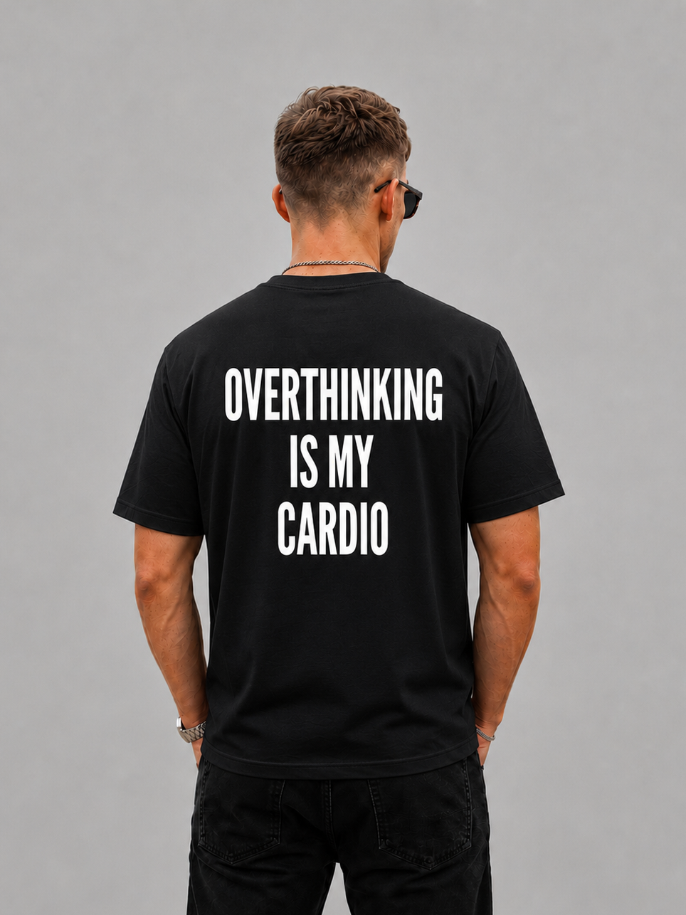 Overthinking Is My Cardio Graphic - Regular Fit T-Shirt