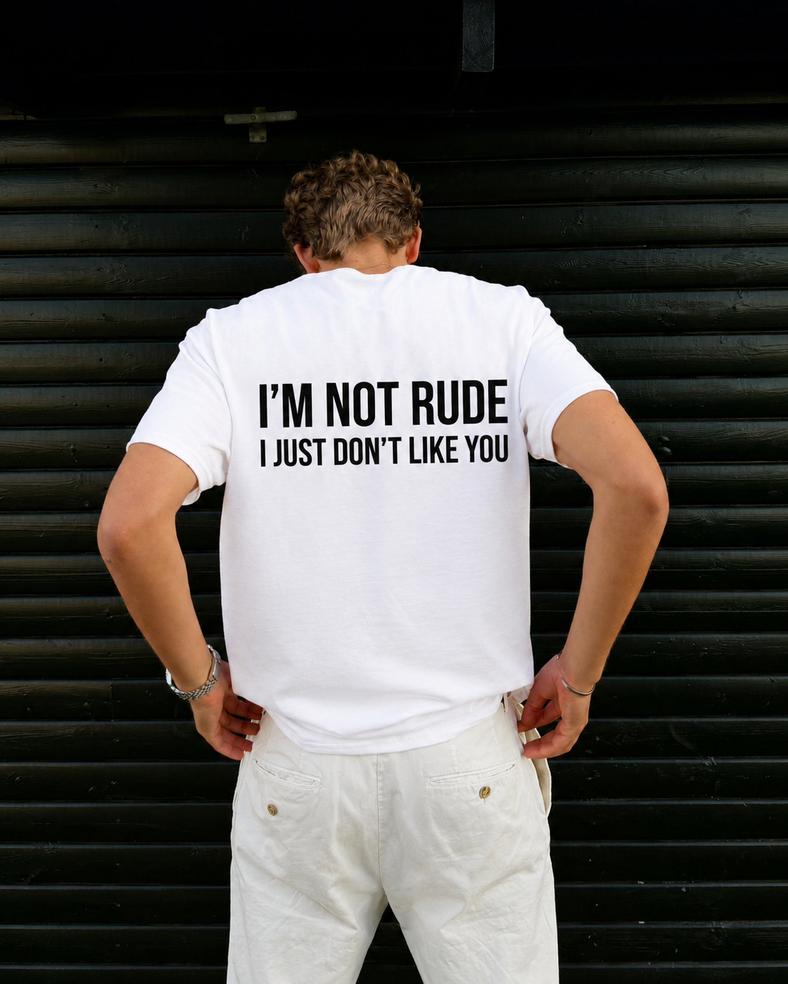 I'm Not Rude I Just Don't Like You Graphic - Regular Fit T-shirt