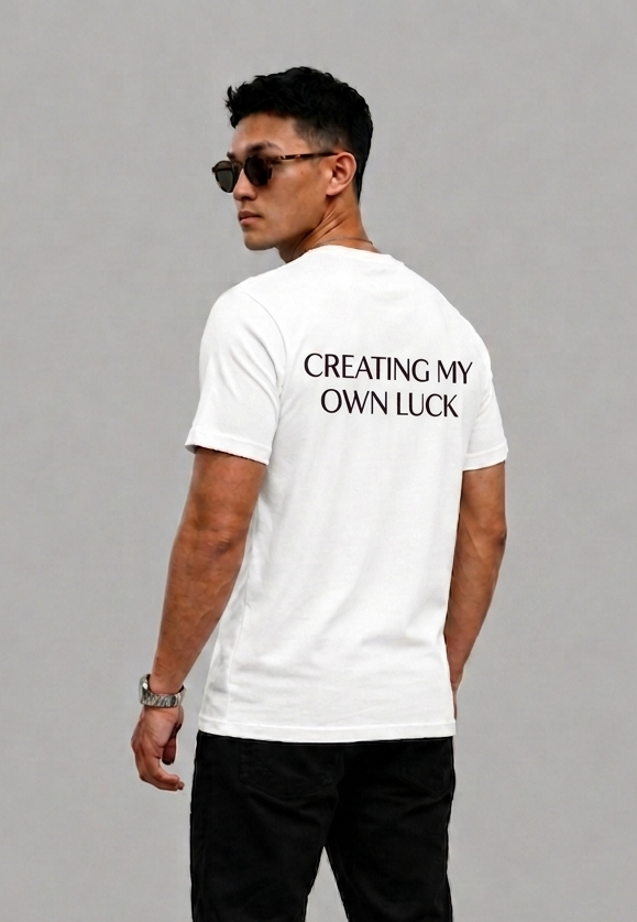 Creating my own luck Graphic T-shirt - Regular Fit T-shirt