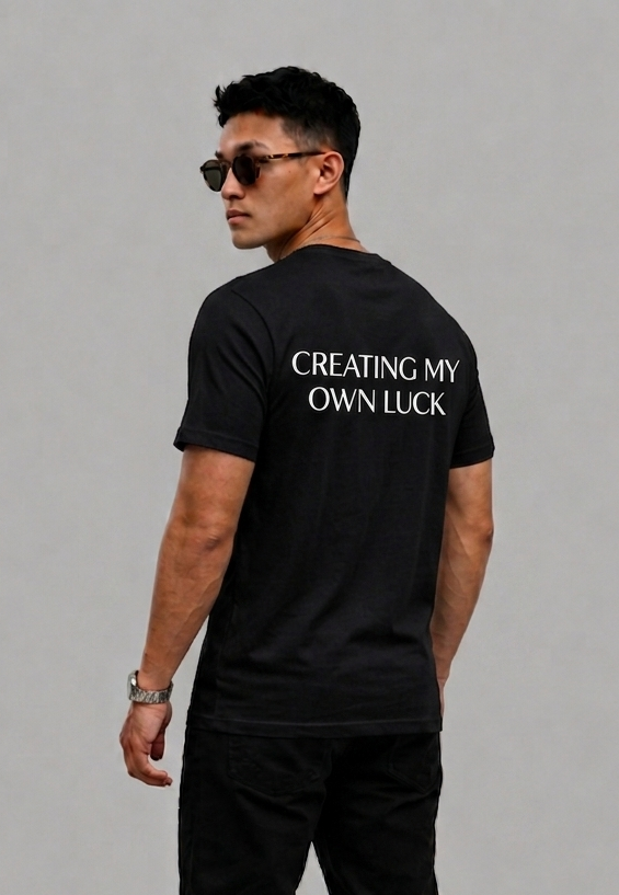 Creating my own luck Graphic T-shirt - Regular Fit T-shirt