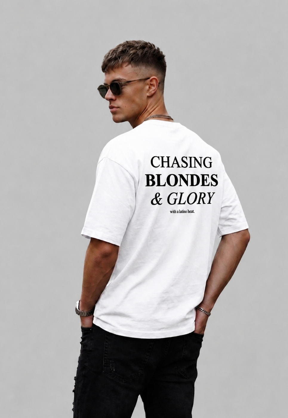 Chasing blondes & glory with a broken heart Graphic T-shirt - Regular Fit T-shirt